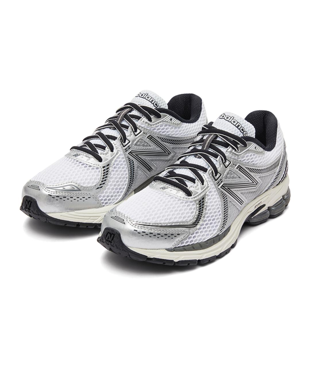 NEW BALANCE Серебряные кроссовки, фото 3