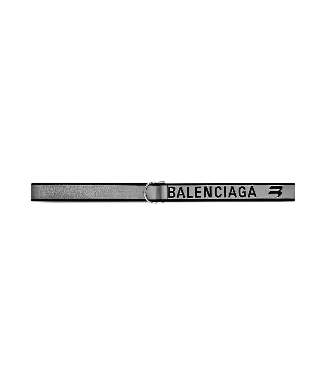 BALENCIAGA Серый ремень, фото 3