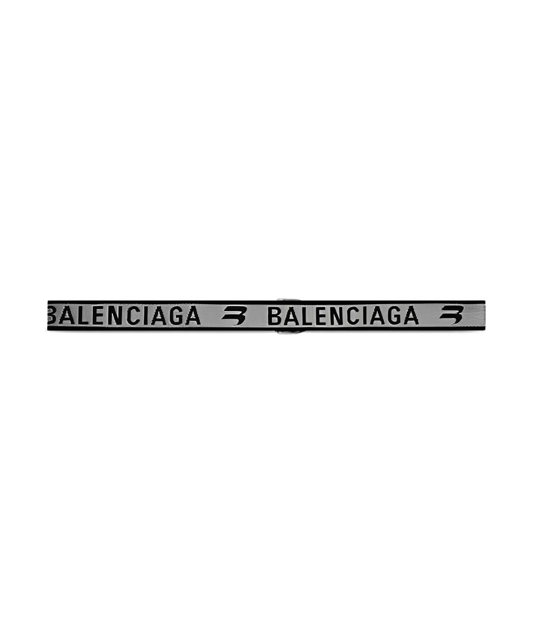 BALENCIAGA Серый ремень, фото 4