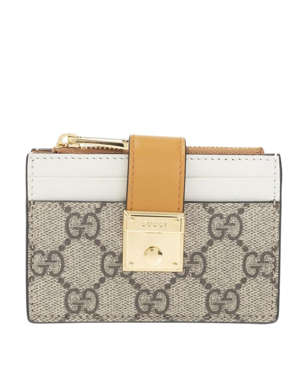 GUCCI Бежевый кардхолдер, фото 1
