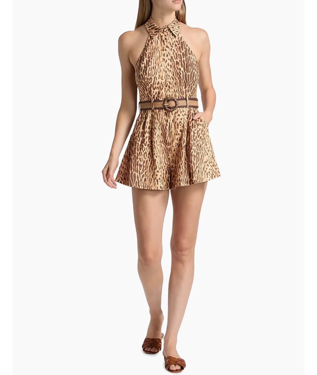 ZIMMERMANN Мульти льняной комбинезон, фото 2