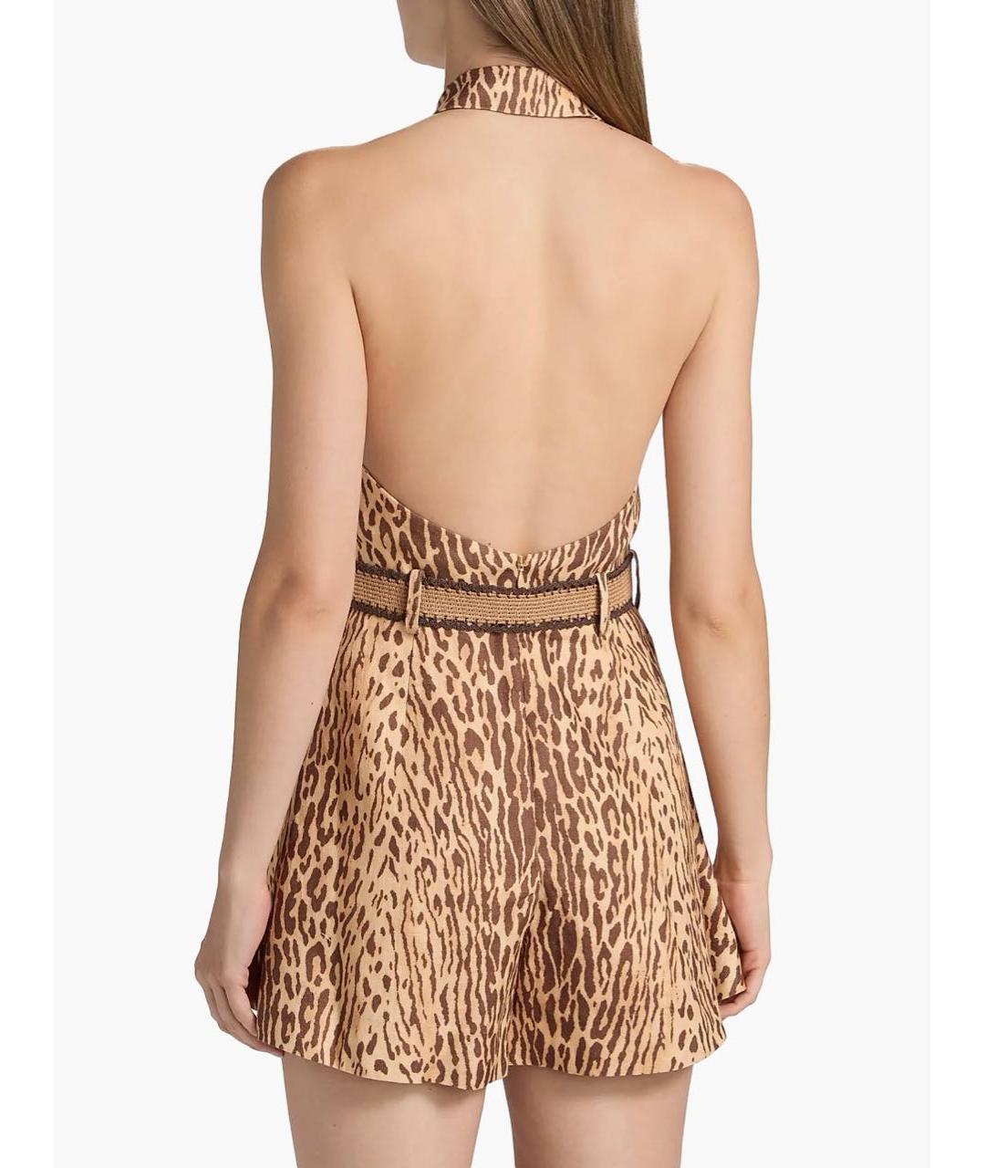 ZIMMERMANN Мульти льняной комбинезон, фото 3