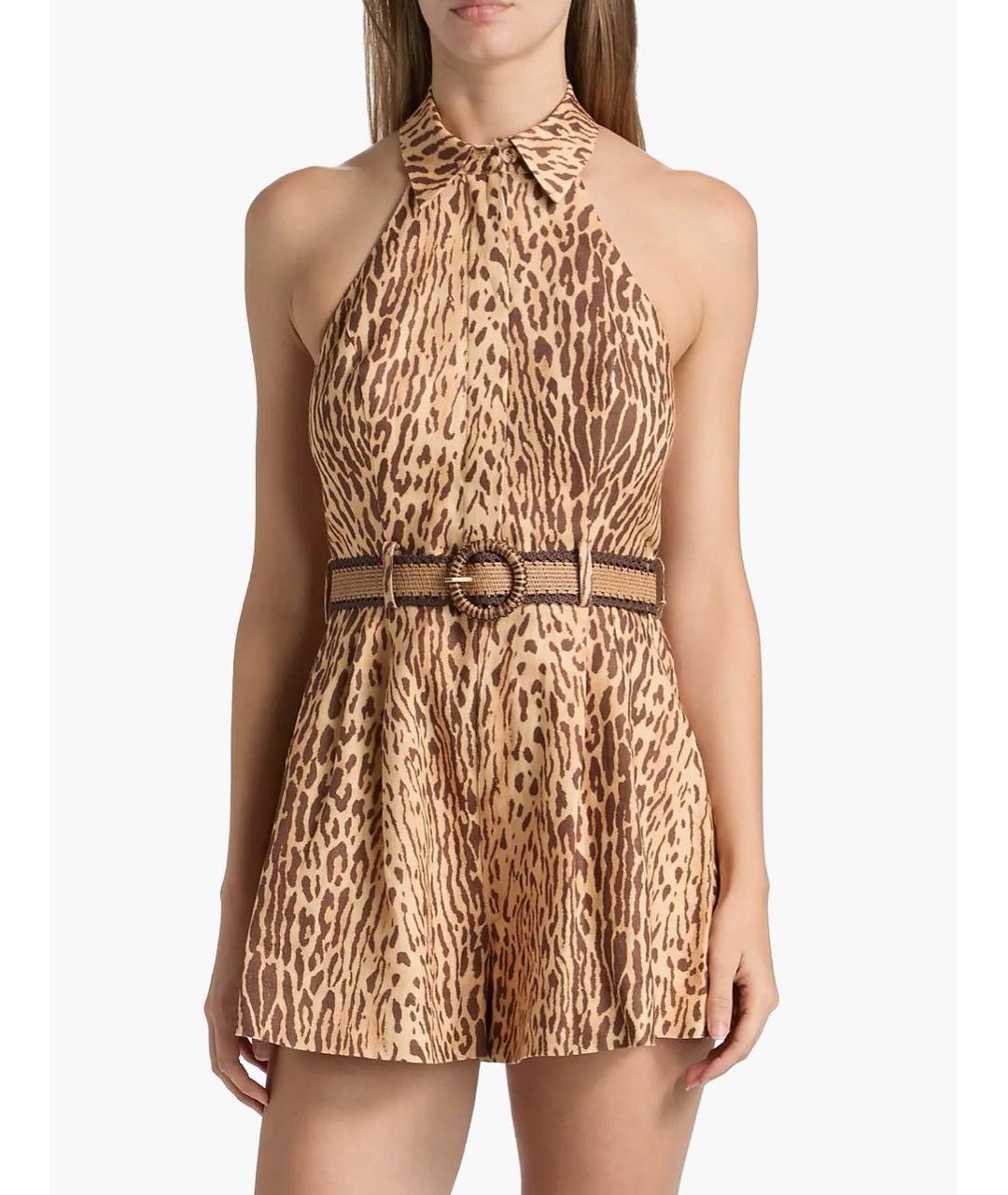 ZIMMERMANN Мульти льняной комбинезон, фото 5