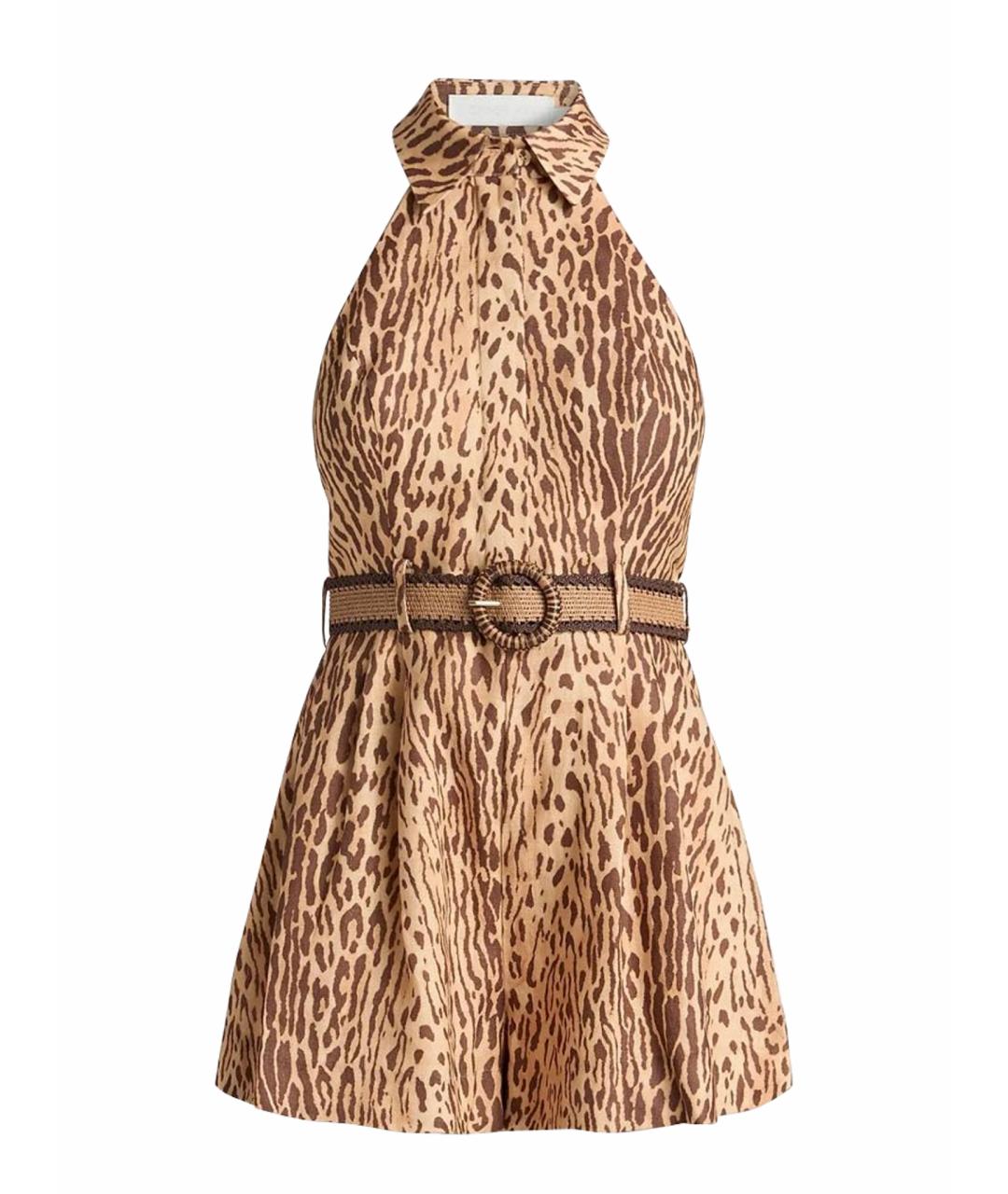 ZIMMERMANN Мульти льняной комбинезон, фото 1