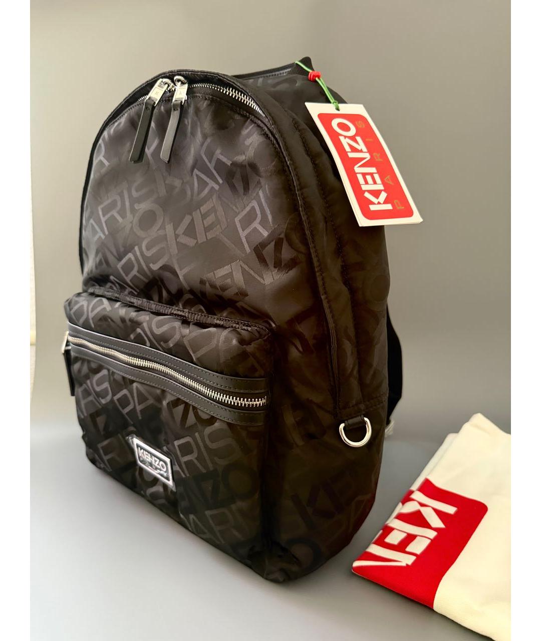 KENZO Черный рюкзак, фото 2