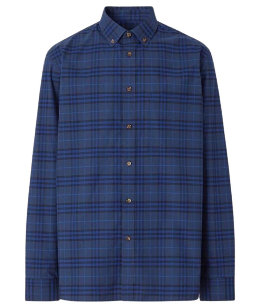BURBERRY Синяя кэжуал рубашка, фото 1
