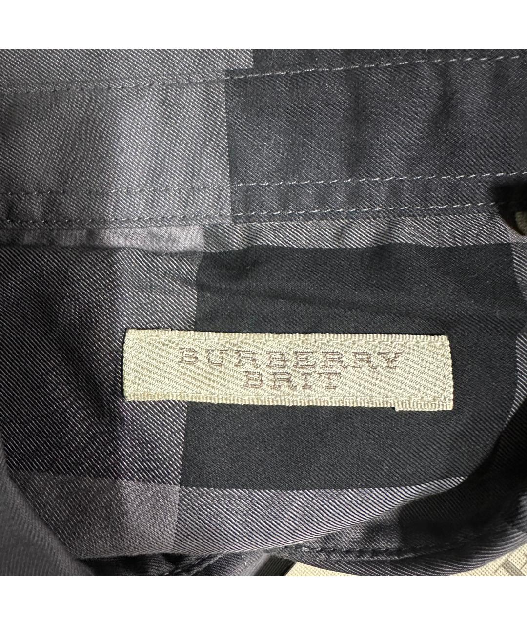 BURBERRY Серая кэжуал рубашка, фото 2
