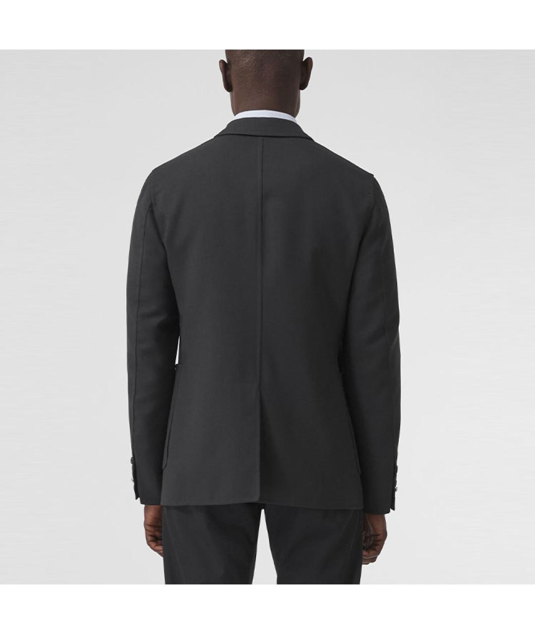 BURBERRY Темно-синий шерстяной пиджак, фото 5