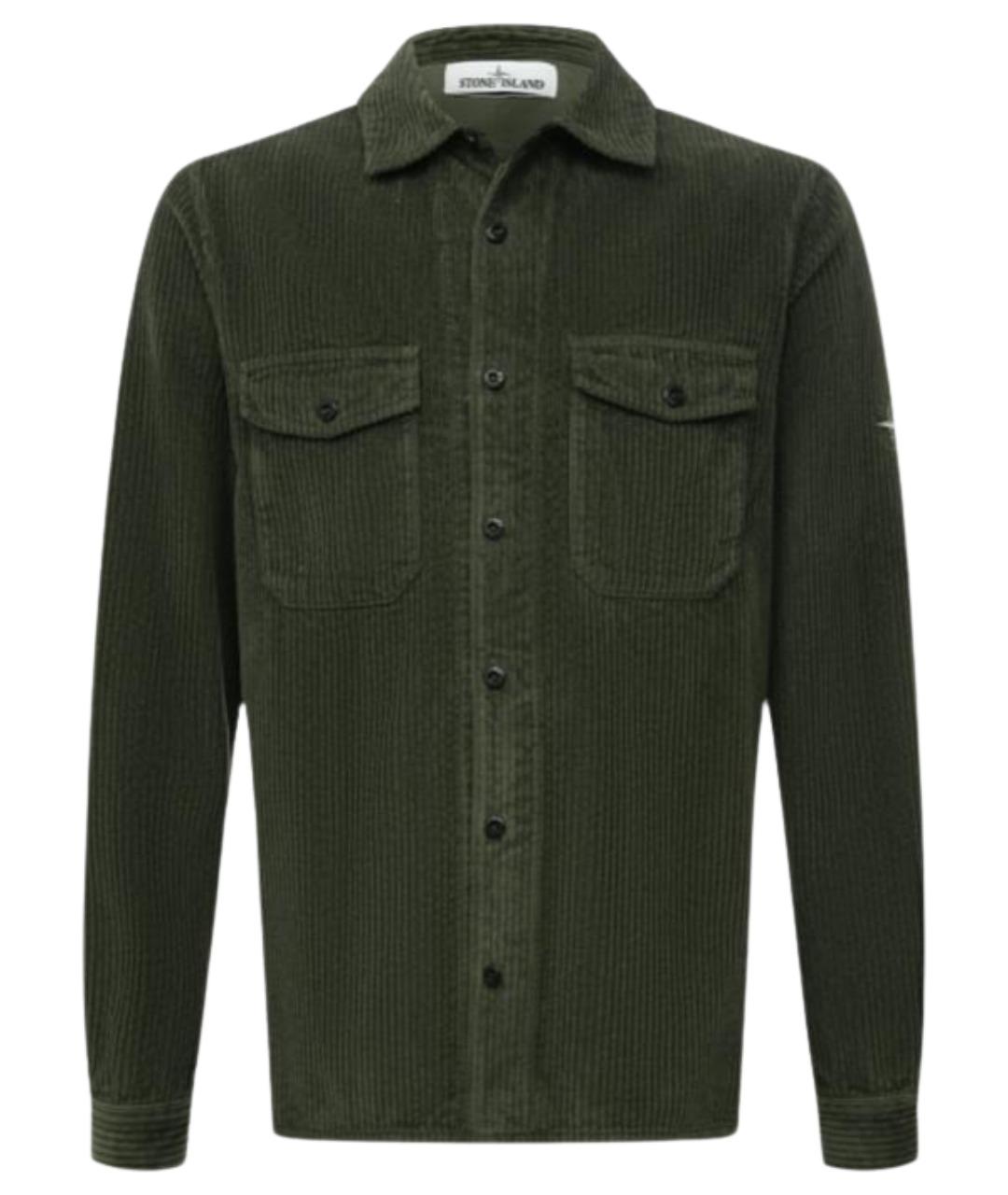 STONE ISLAND Зеленая классическая рубашка, фото 1