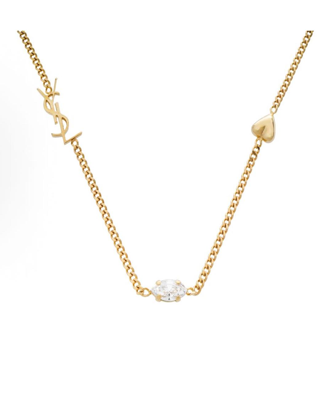 SAINT LAURENT Золотой браслет, фото 3