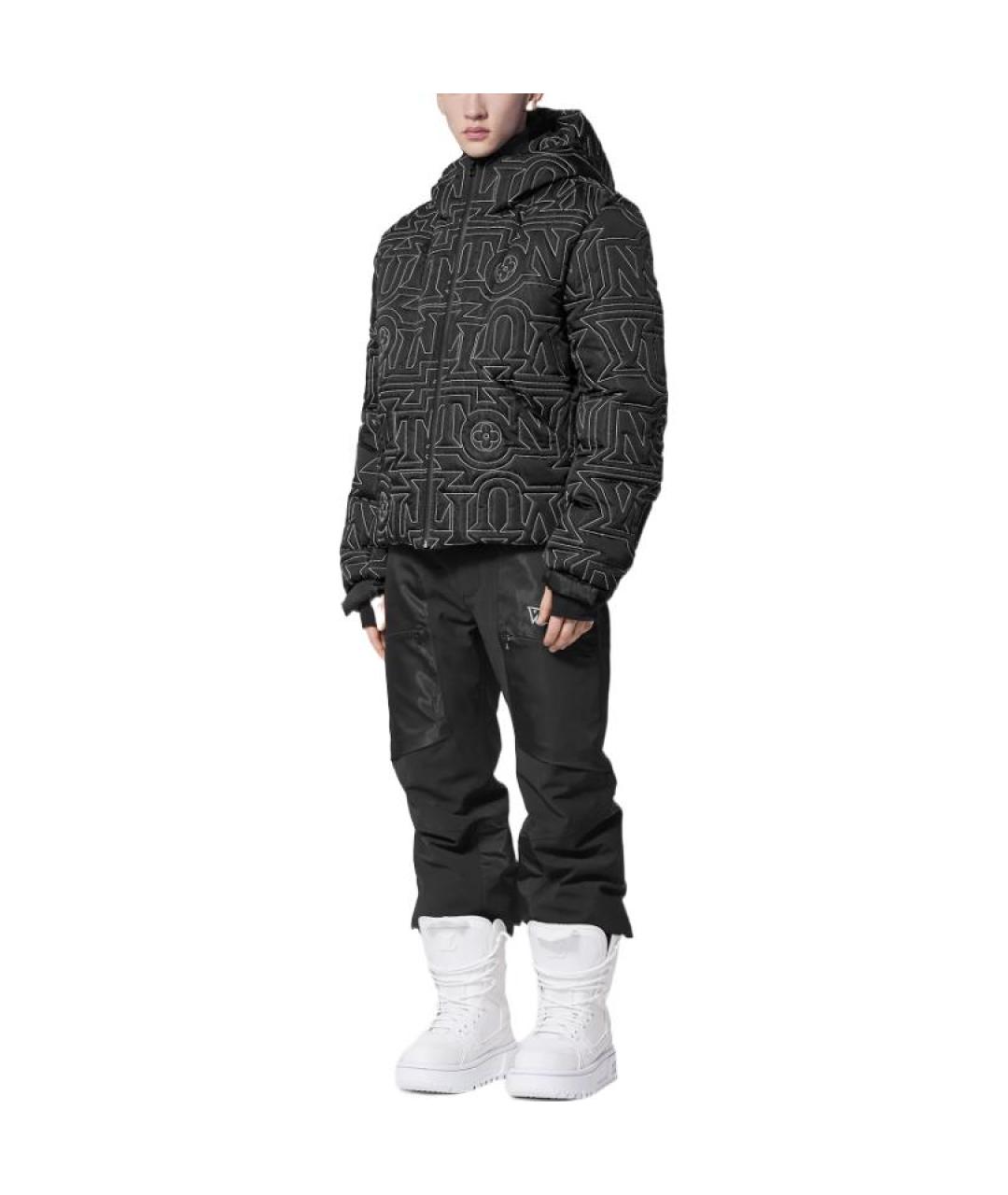 LOUIS VUITTON Черный пуховик, фото 3