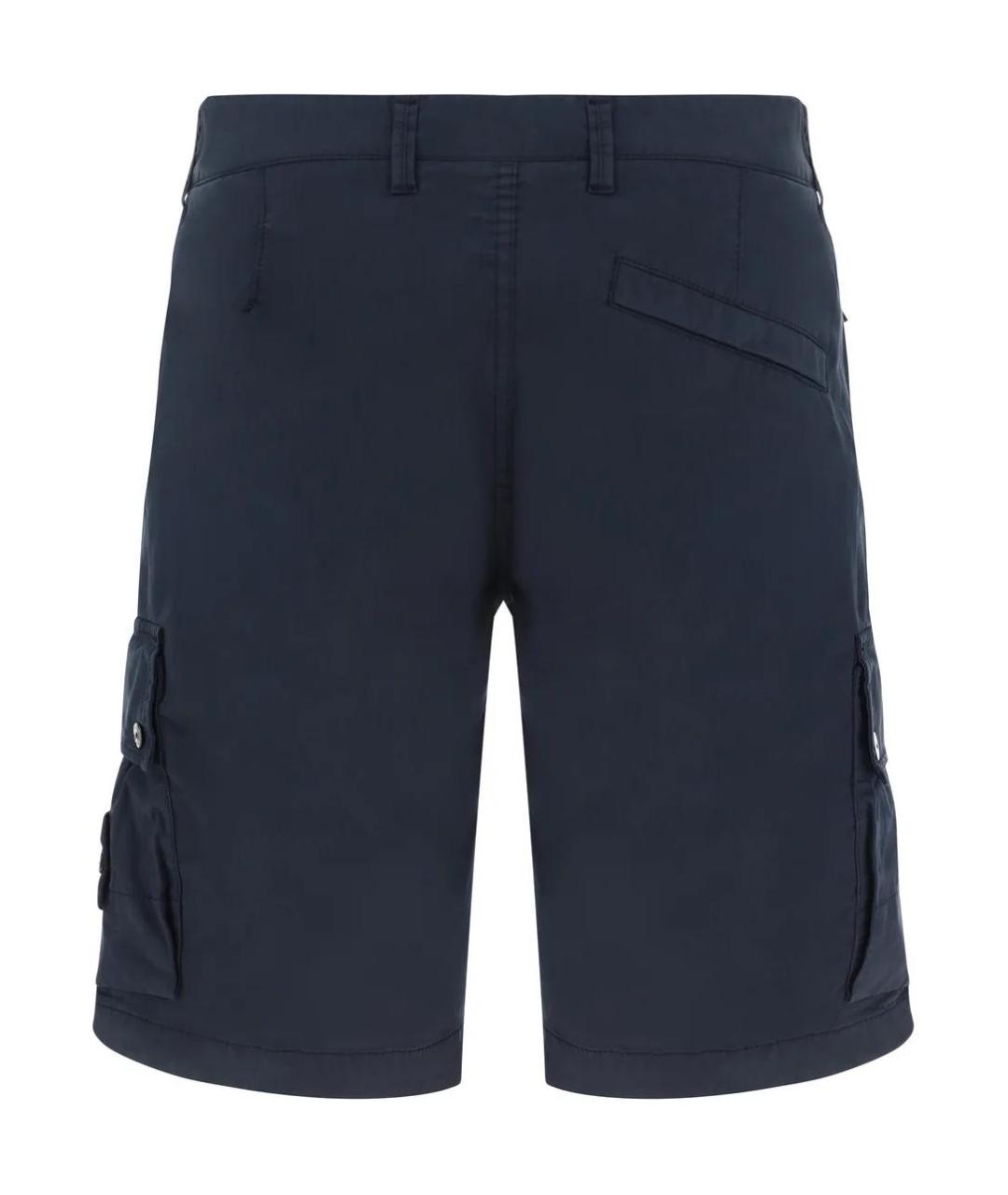 STONE ISLAND Темно-синие шорты, фото 2