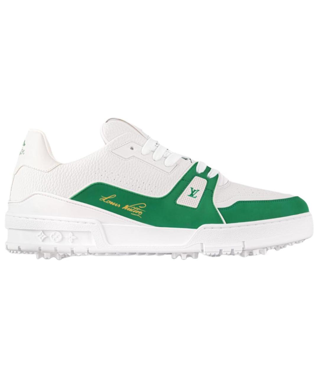 LOUIS VUITTON Белые низкие кроссовки / кеды, фото 1