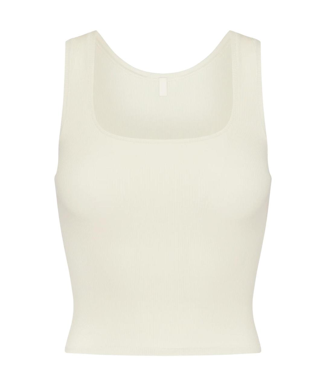 SKIMS Белая майка, фото 1