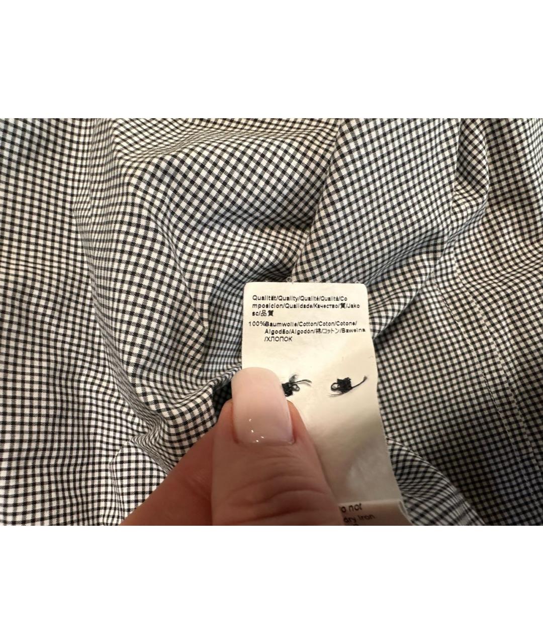 HUGO BOSS Серая хлопковая классическая рубашка, фото 7