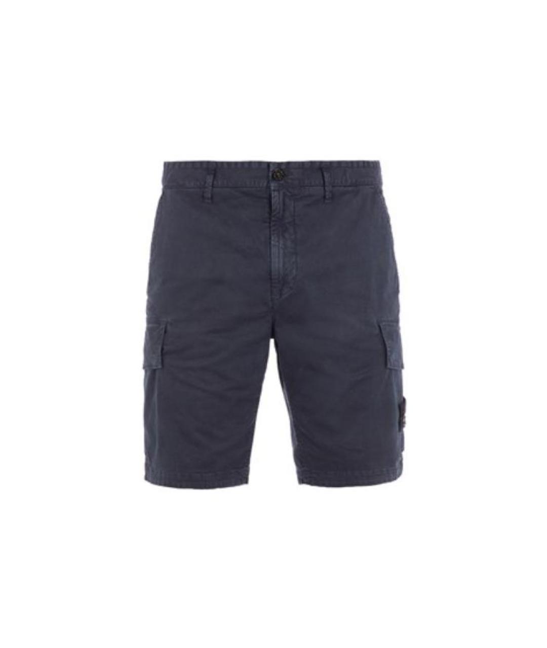 STONE ISLAND Темно-синие шорты, фото 5