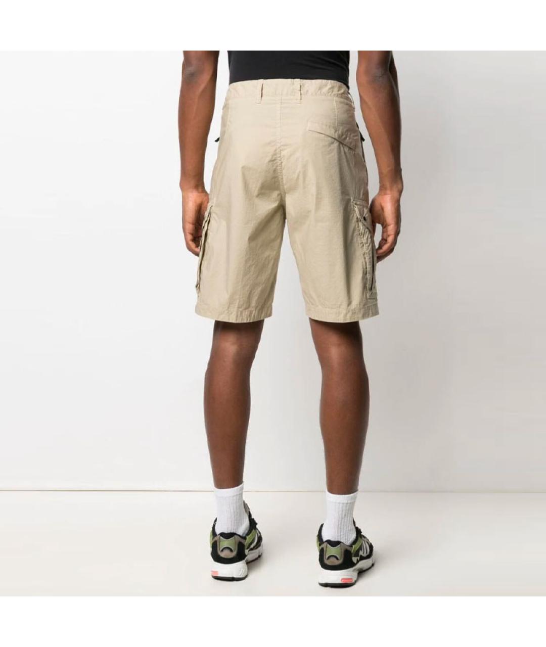 STONE ISLAND Хаки шорты, фото 4