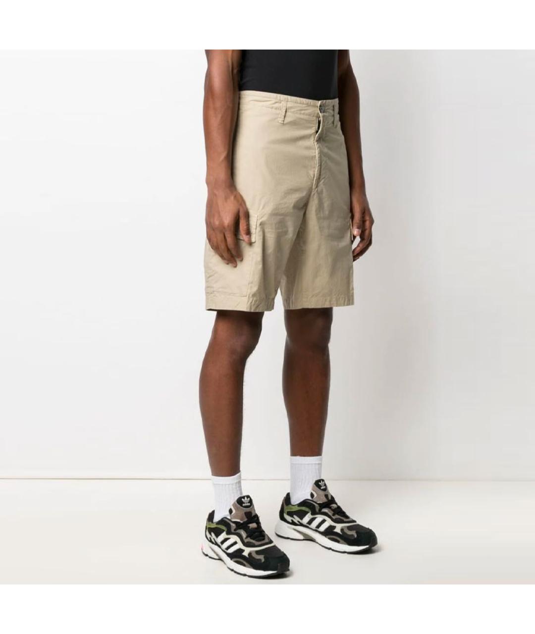 STONE ISLAND Хаки шорты, фото 3