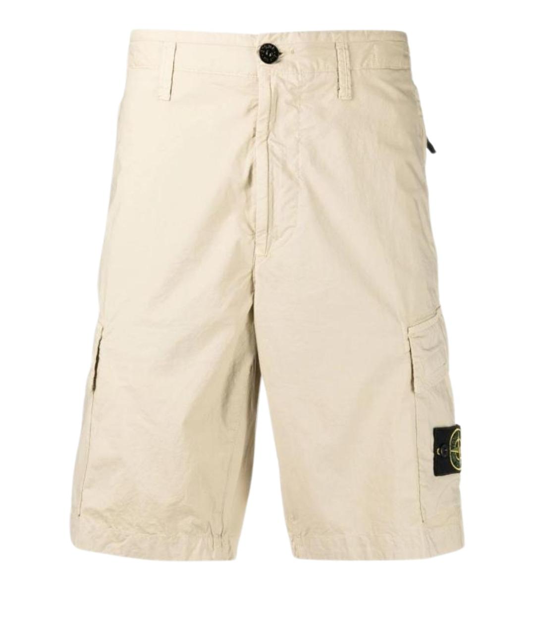 STONE ISLAND Хаки шорты, фото 1