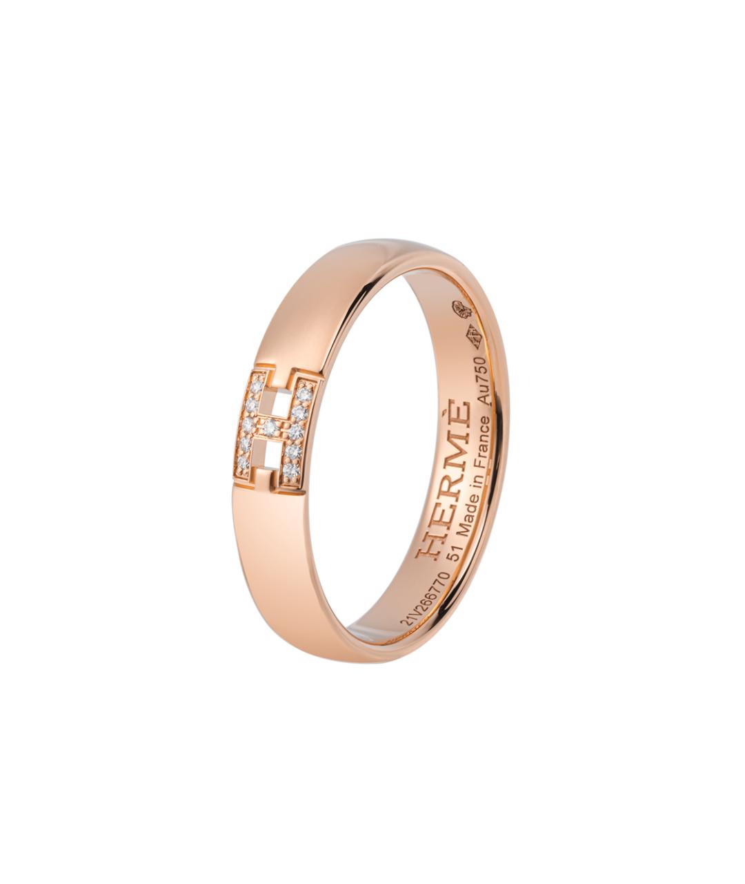 HERMES Золотое кольцо из розового золота, фото 2