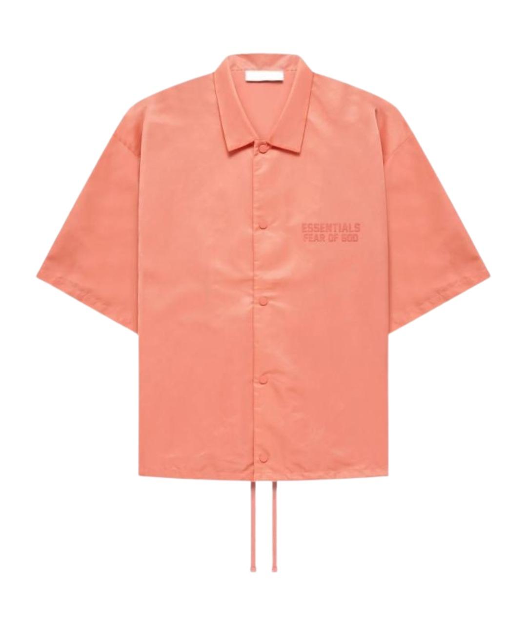 FEAR OF GOD ESSENTIALS Коралловая рубашка, фото 1