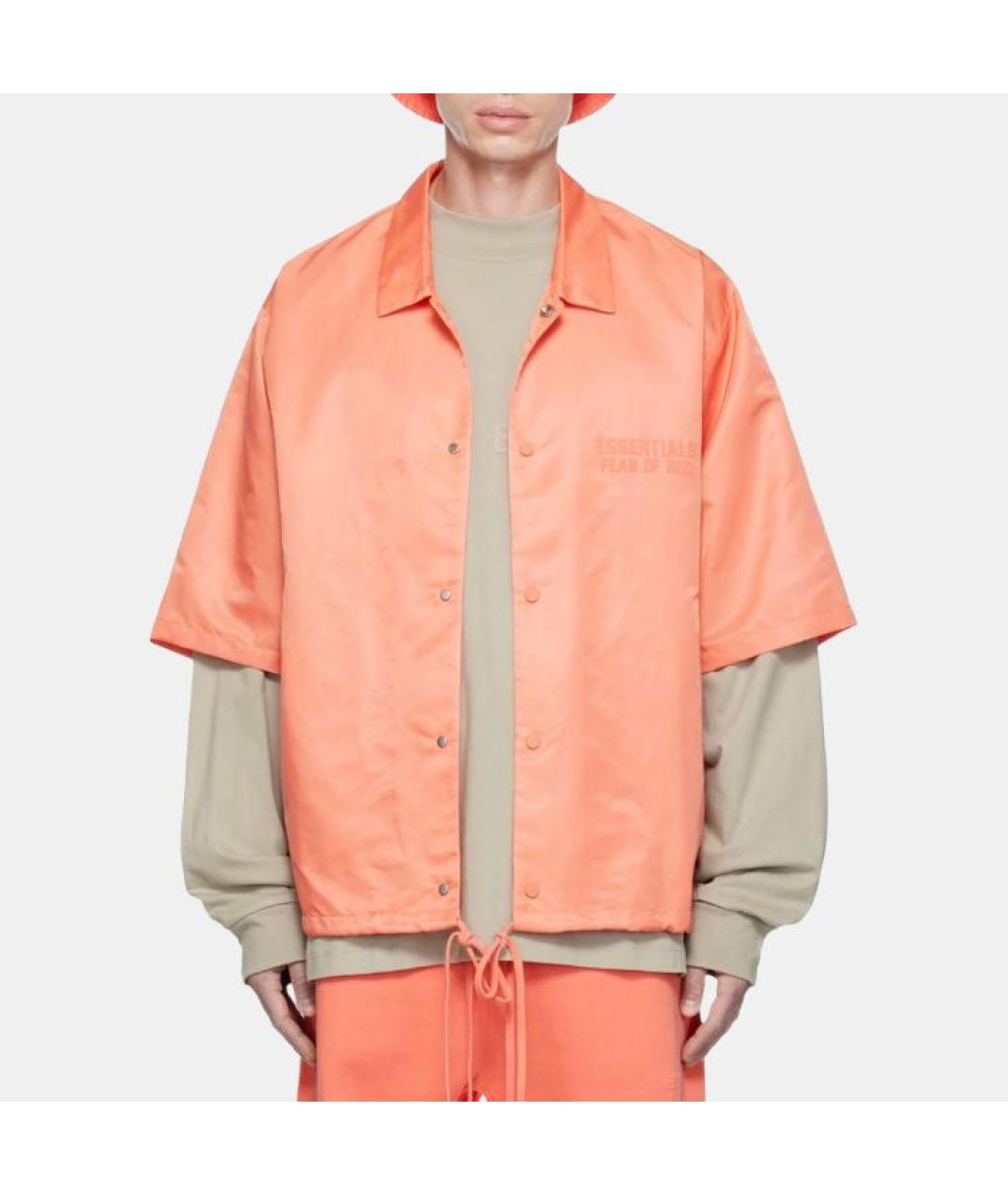FEAR OF GOD ESSENTIALS Коралловая рубашка, фото 3