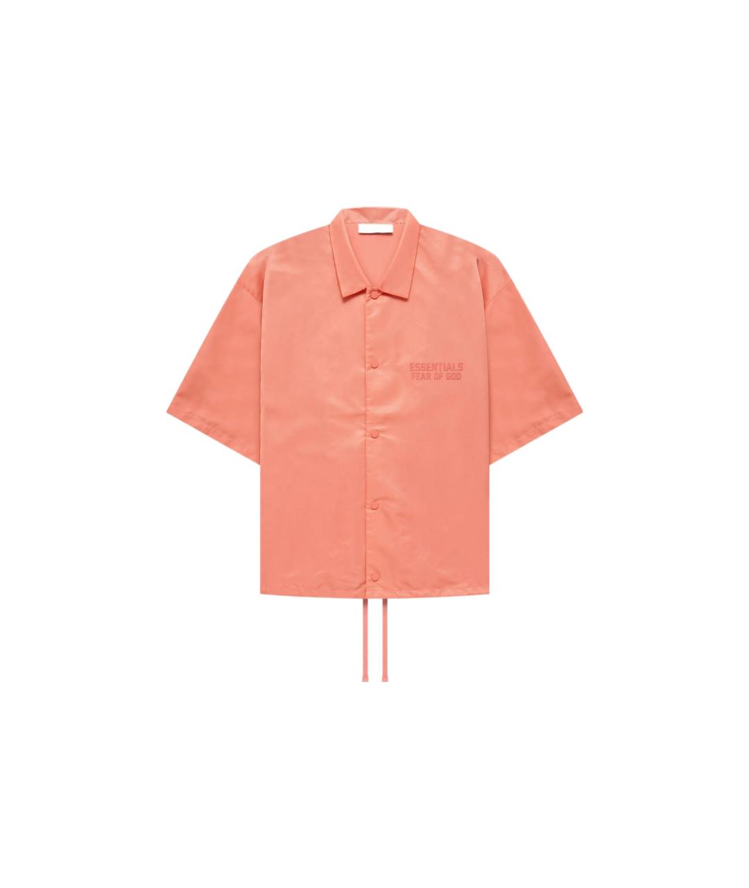 FEAR OF GOD ESSENTIALS Коралловая рубашка, фото 6
