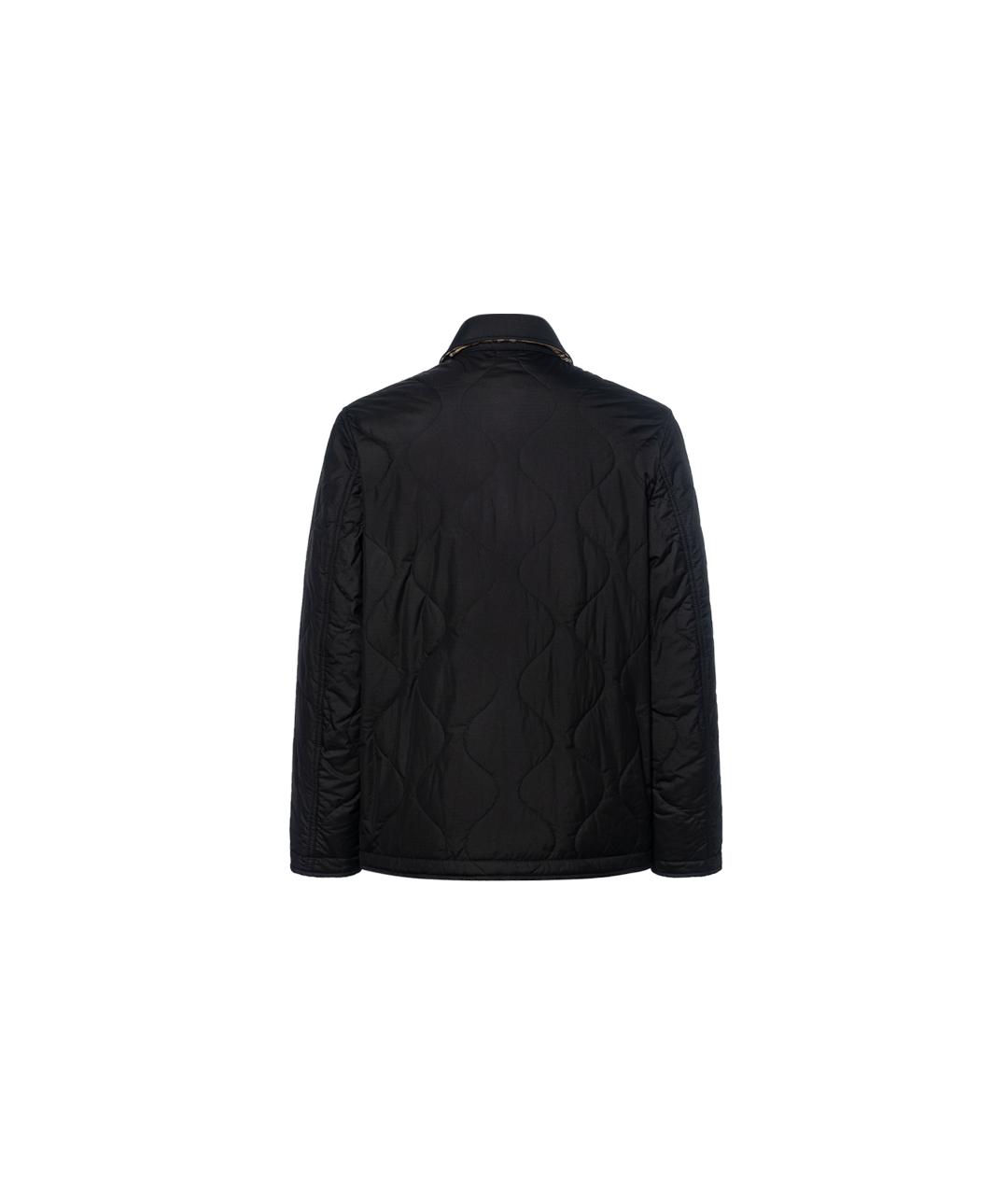 BURBERRY Черный пуховик, фото 2