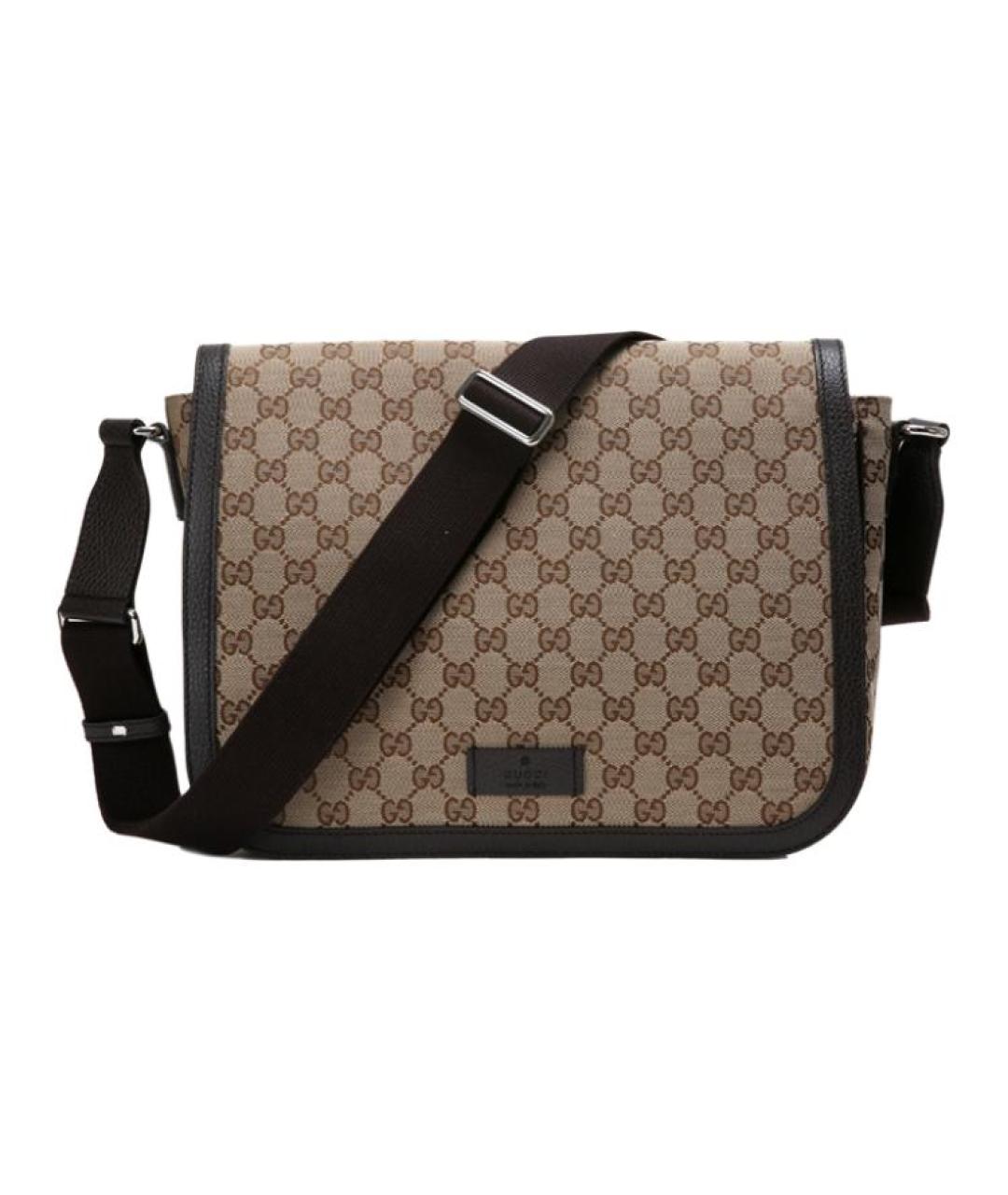 GUCCI Коричневая сумка через плечо, фото 1