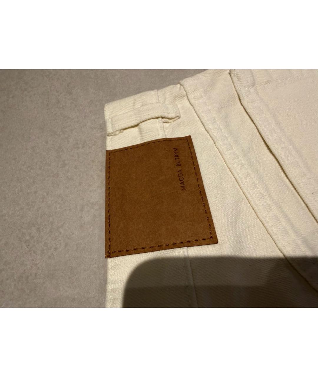 MAGDA BUTRYM Бежевые прямые джинсы, фото 5