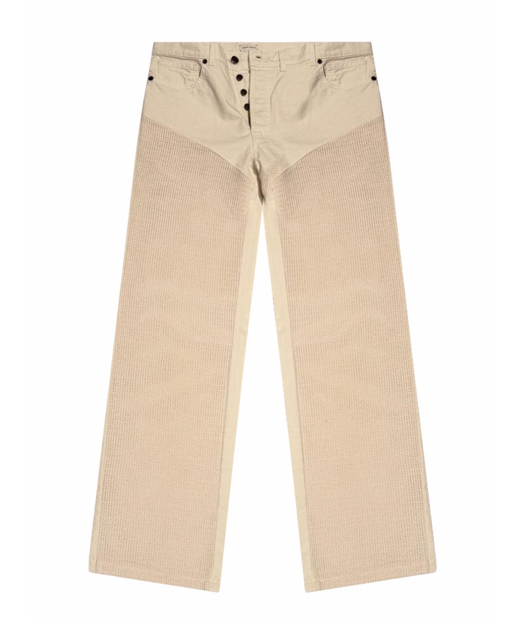 MAGDA BUTRYM Бежевые прямые джинсы, фото 1