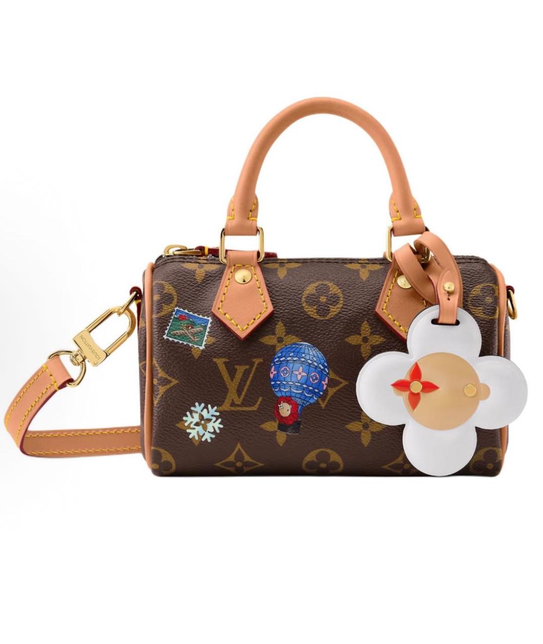 LOUIS VUITTON Коричневая сумка через плечо, фото 5