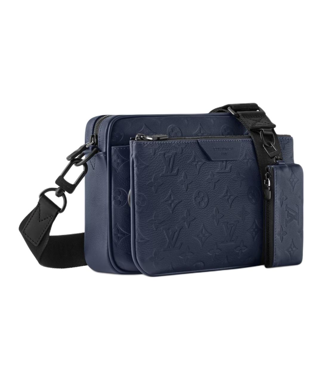 LOUIS VUITTON Синяя сумка на плечо, фото 2