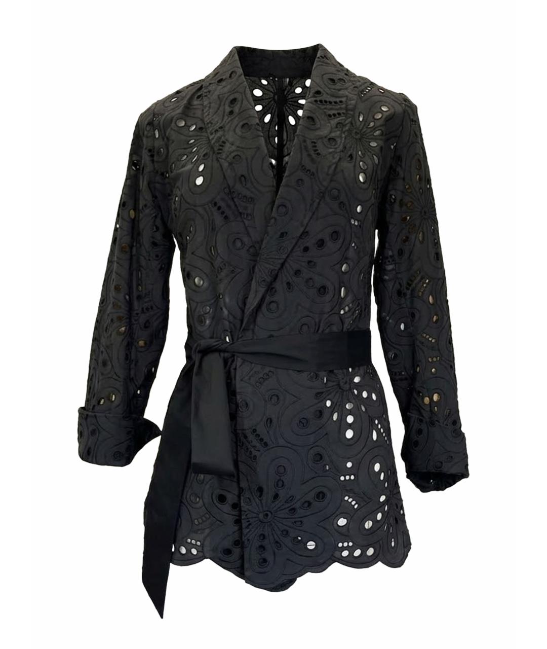 D.EXTERIOR Черный хлопковый жакет/пиджак, фото 1