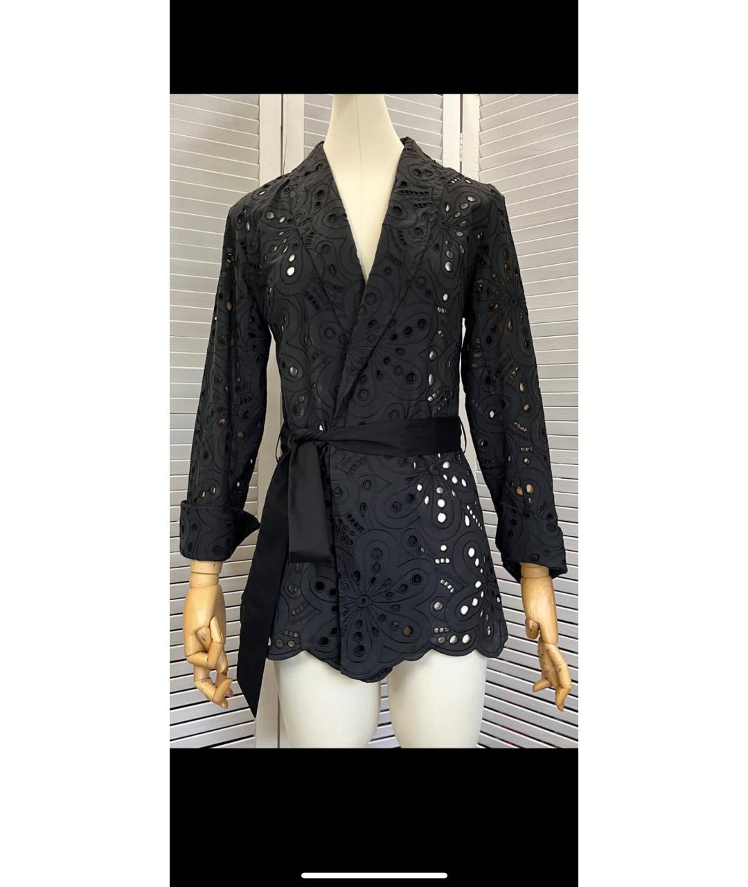 D.EXTERIOR Черный хлопковый жакет/пиджак, фото 8