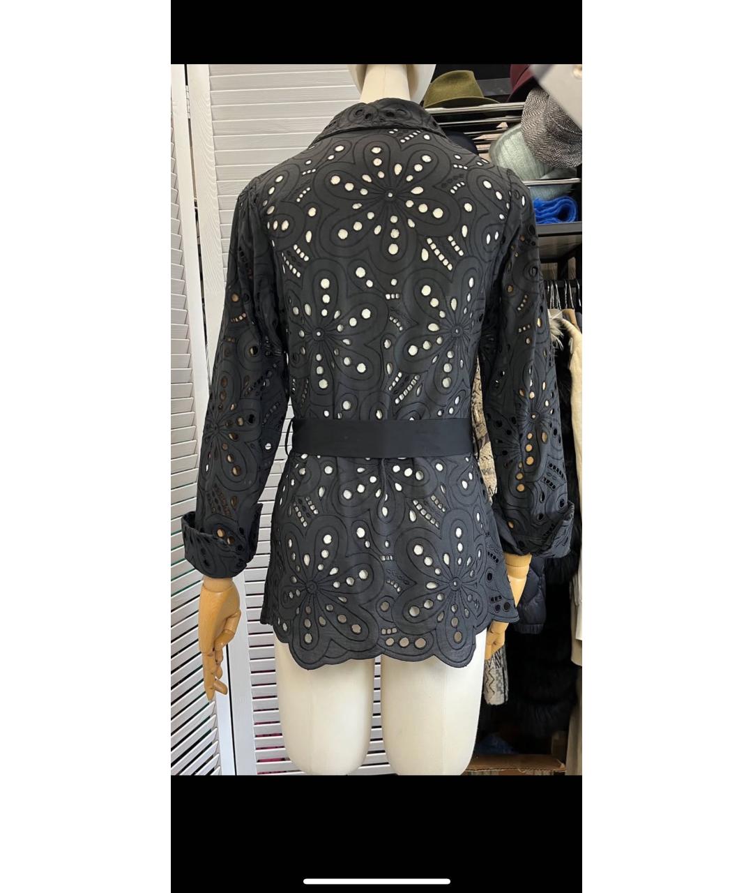 D.EXTERIOR Черный хлопковый жакет/пиджак, фото 2