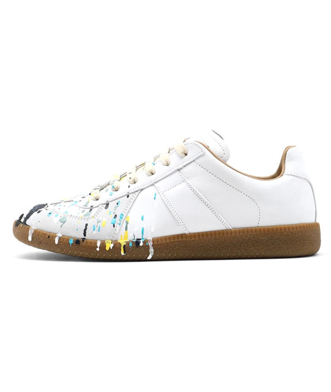 MAISON MARGIELA Кожаные кеды, фото 1