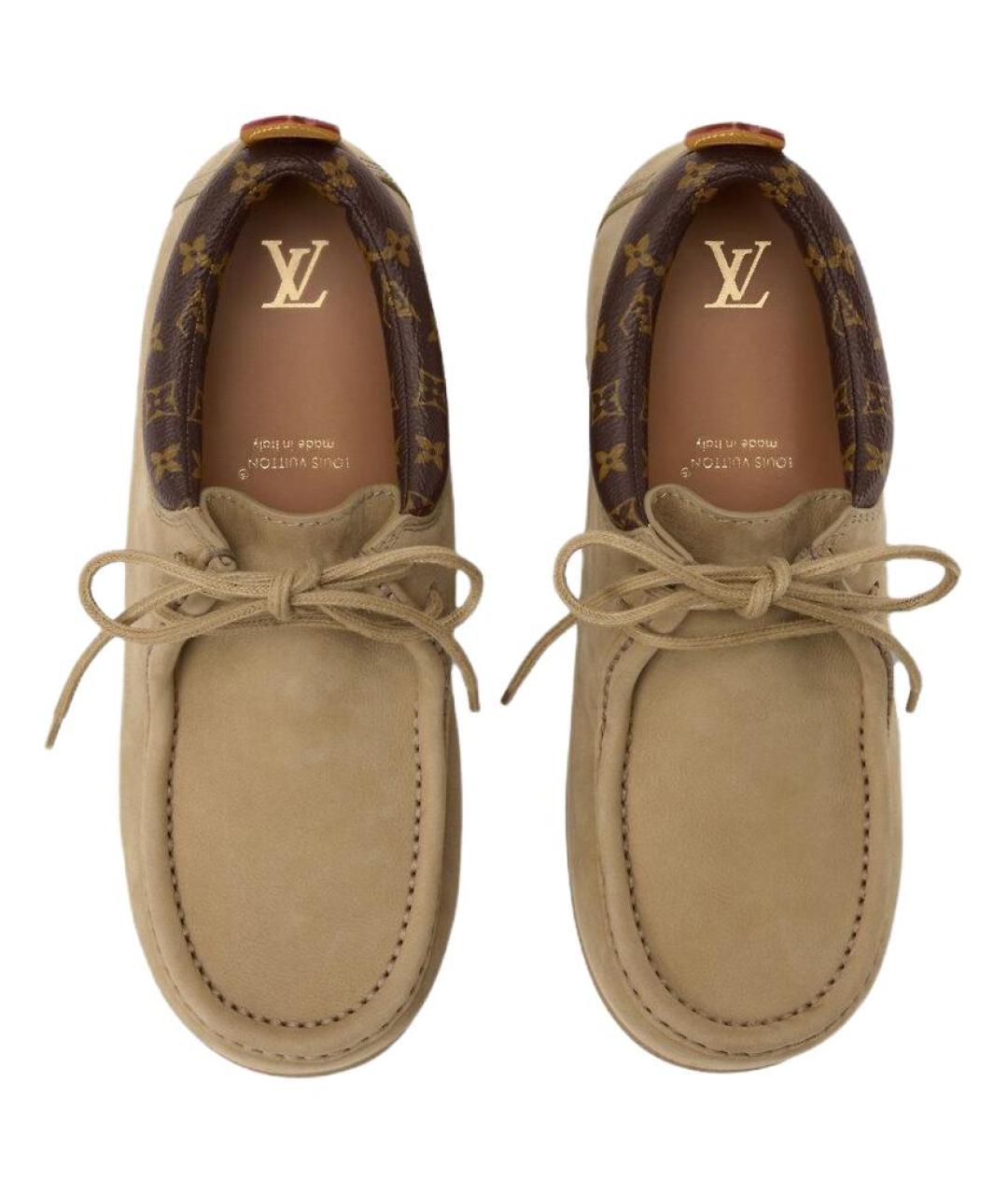 LOUIS VUITTON Кожаные низкие ботинки, фото 4