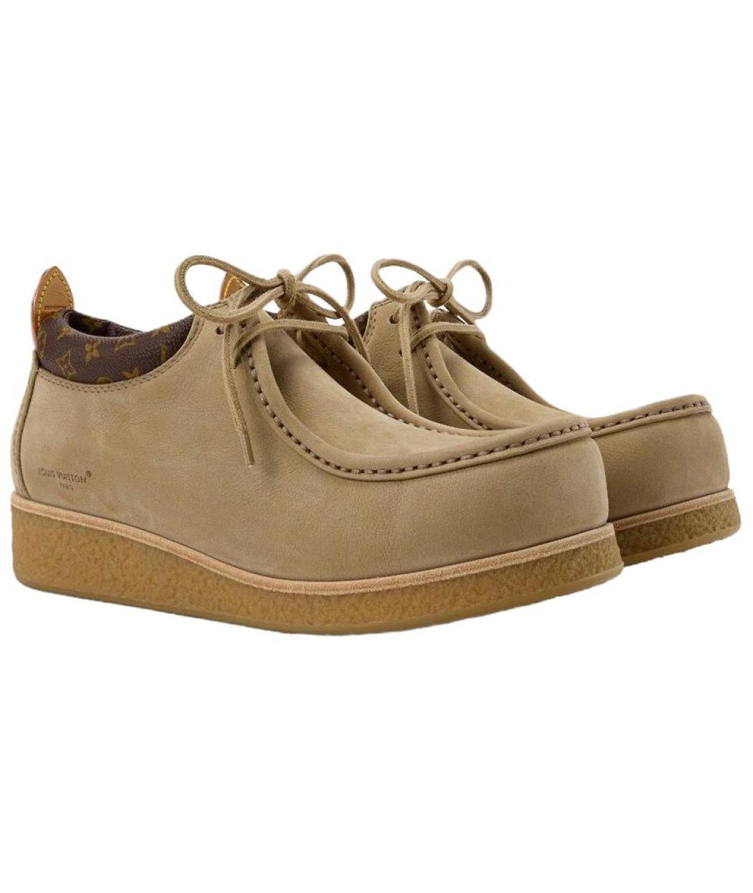 LOUIS VUITTON Кожаные низкие ботинки, фото 3