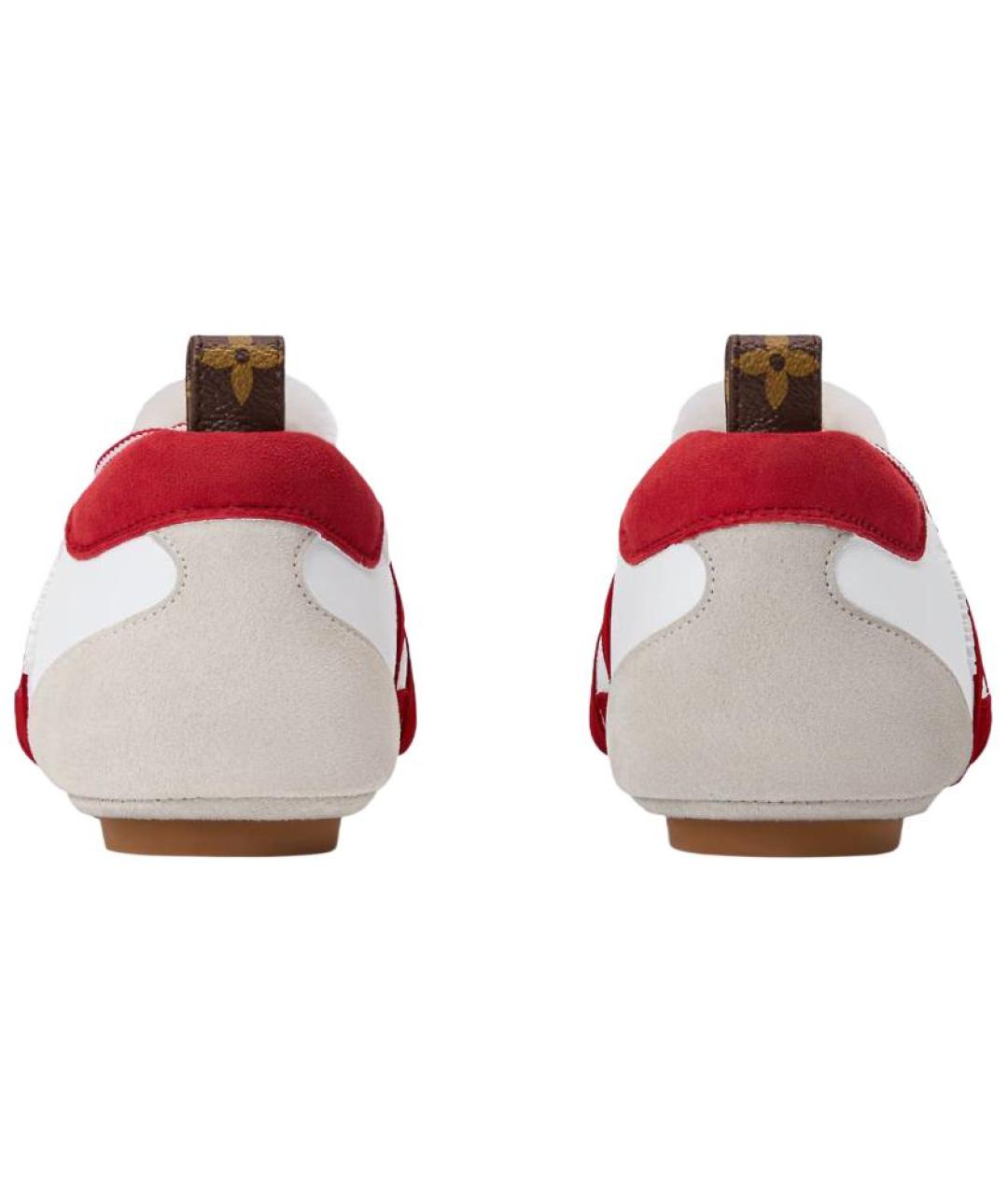 LOUIS VUITTON Белые кожаные кроссовки, фото 5