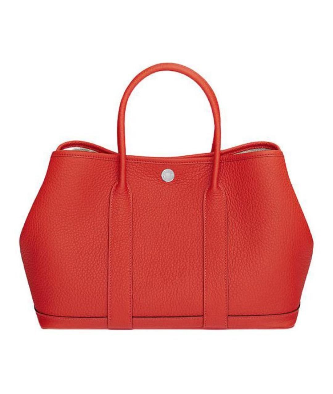 HERMES Красная кожаная сумка через плечо, фото 1