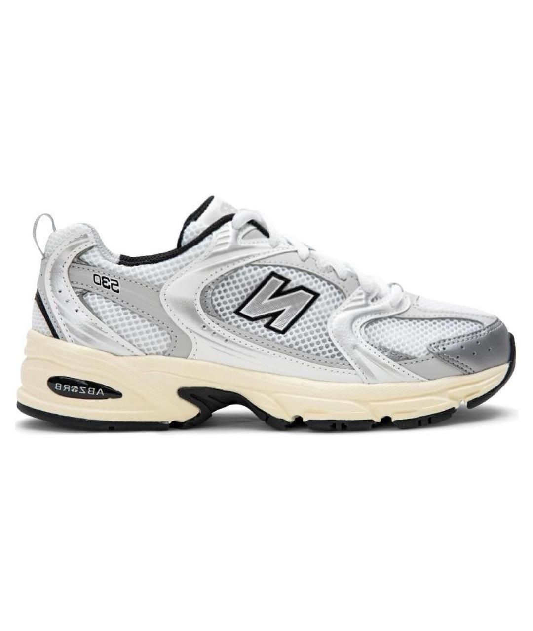 NEW BALANCE Серебряные кроссовки, фото 1