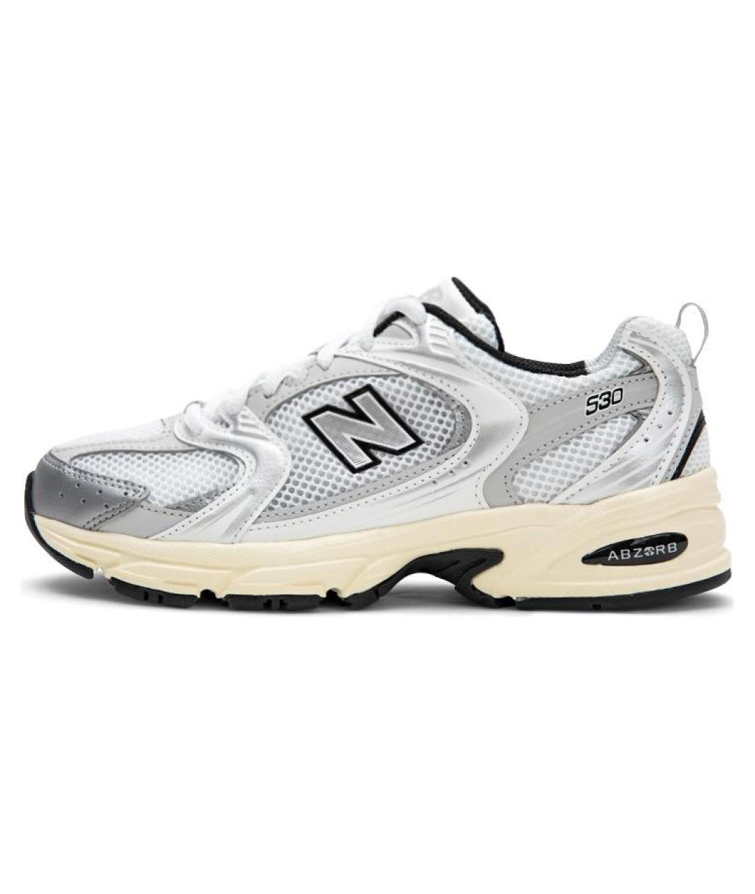 NEW BALANCE Серебряные кроссовки, фото 3