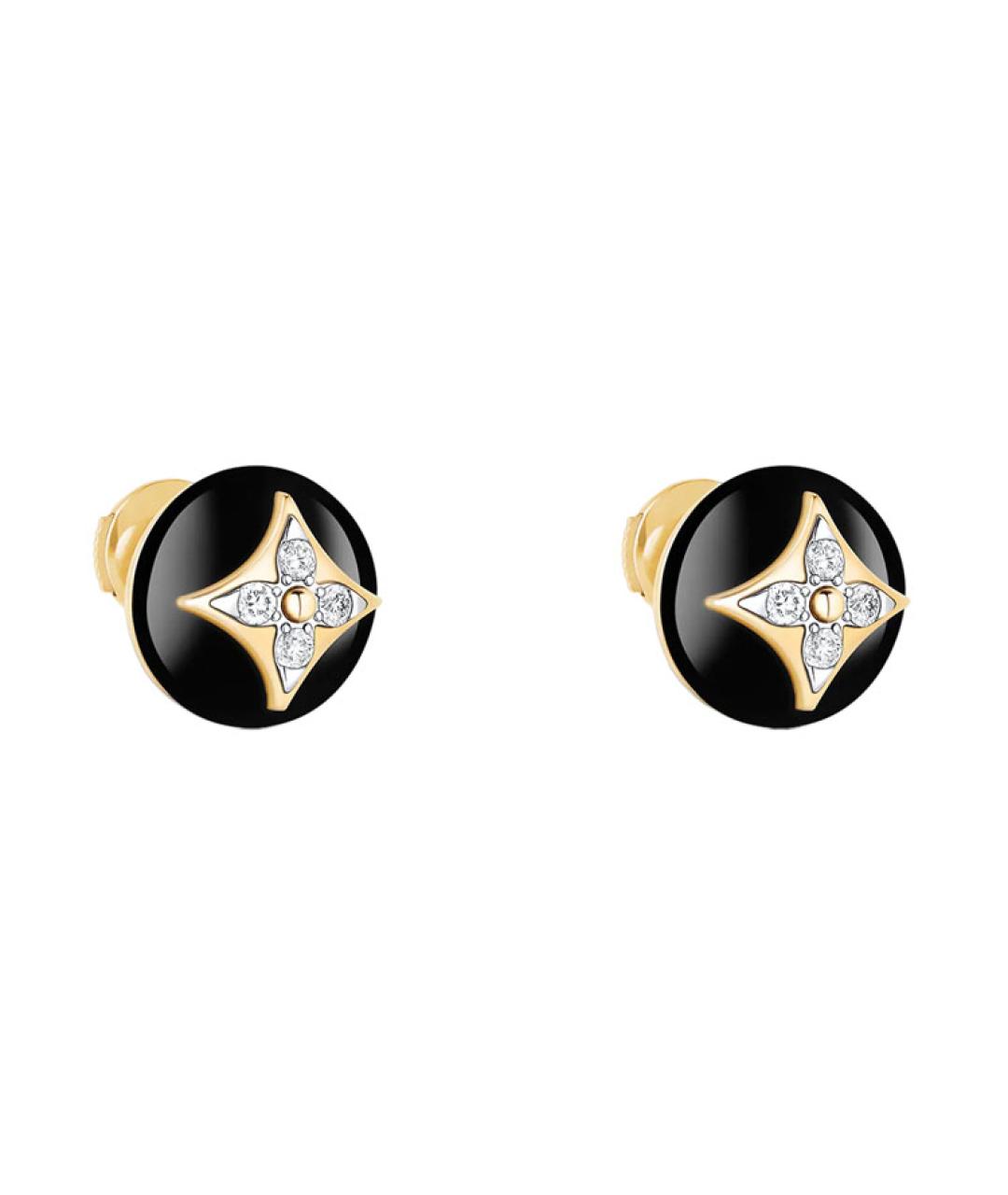LOUIS VUITTON Черные серьги, фото 2