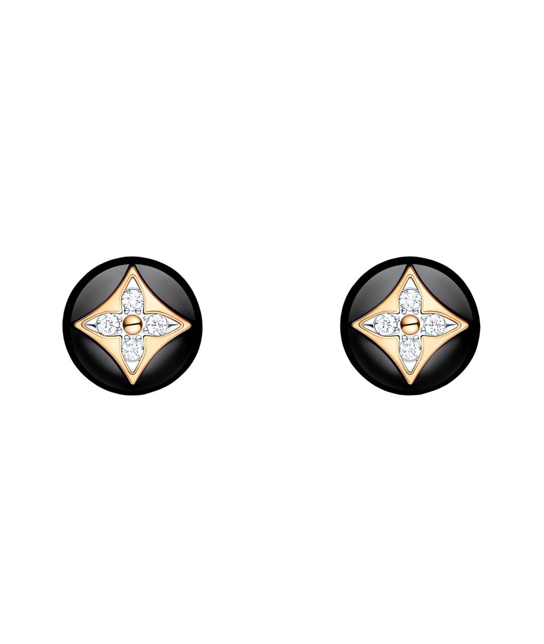 LOUIS VUITTON Черные серьги, фото 1