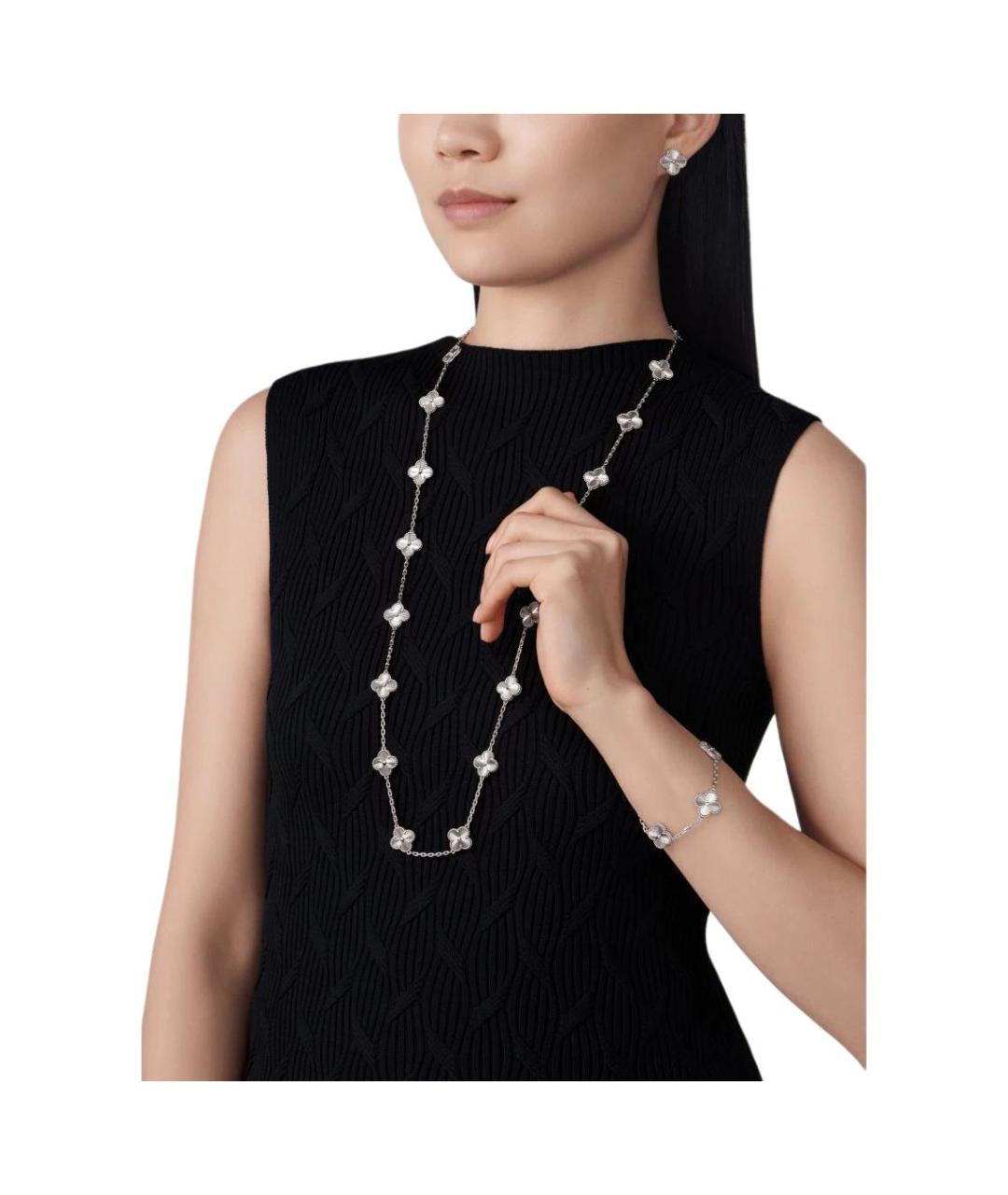 VAN CLEEF & ARPELS Колье из белого золота, фото 4