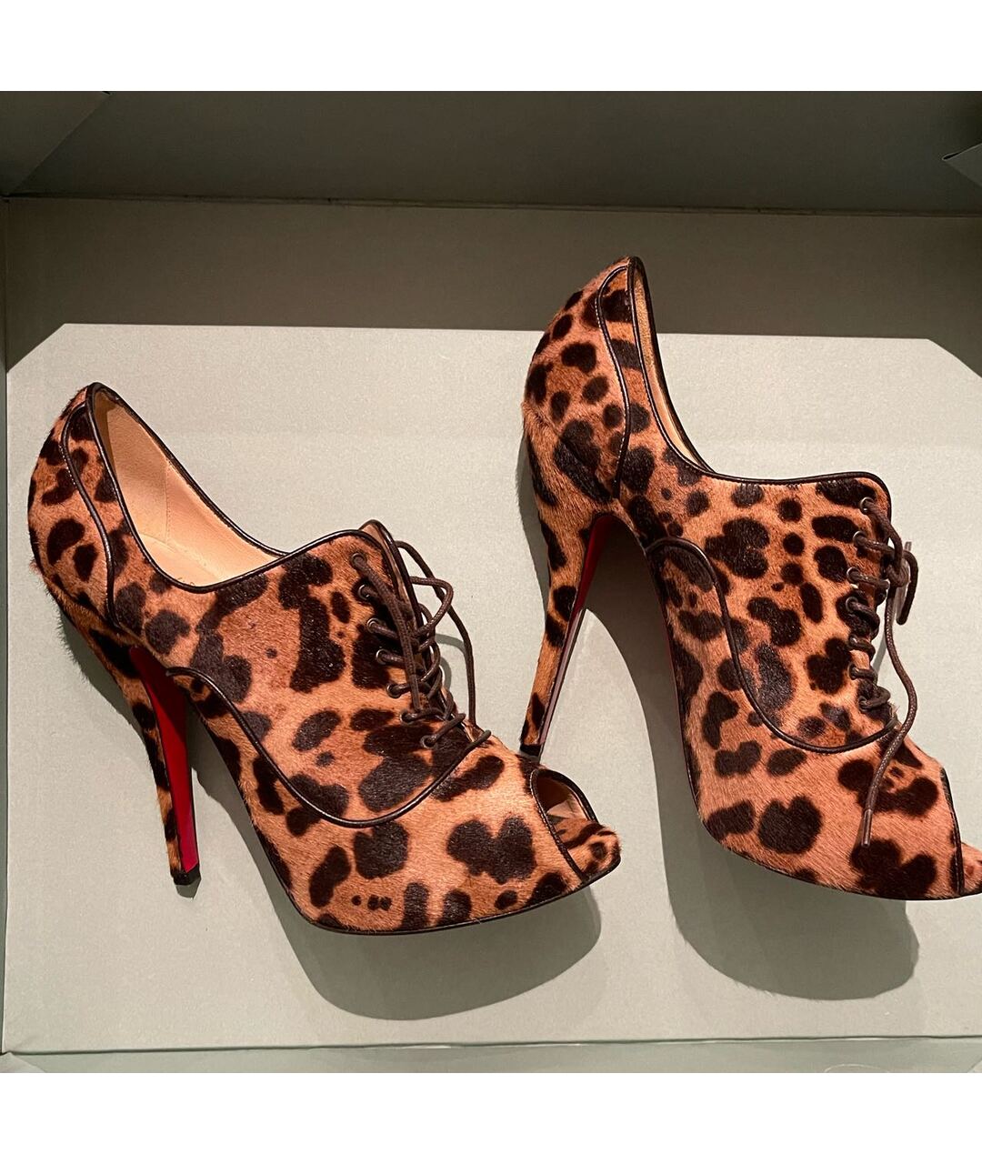 CHRISTIAN LOUBOUTIN Мульти кожаные босоножки, фото 5