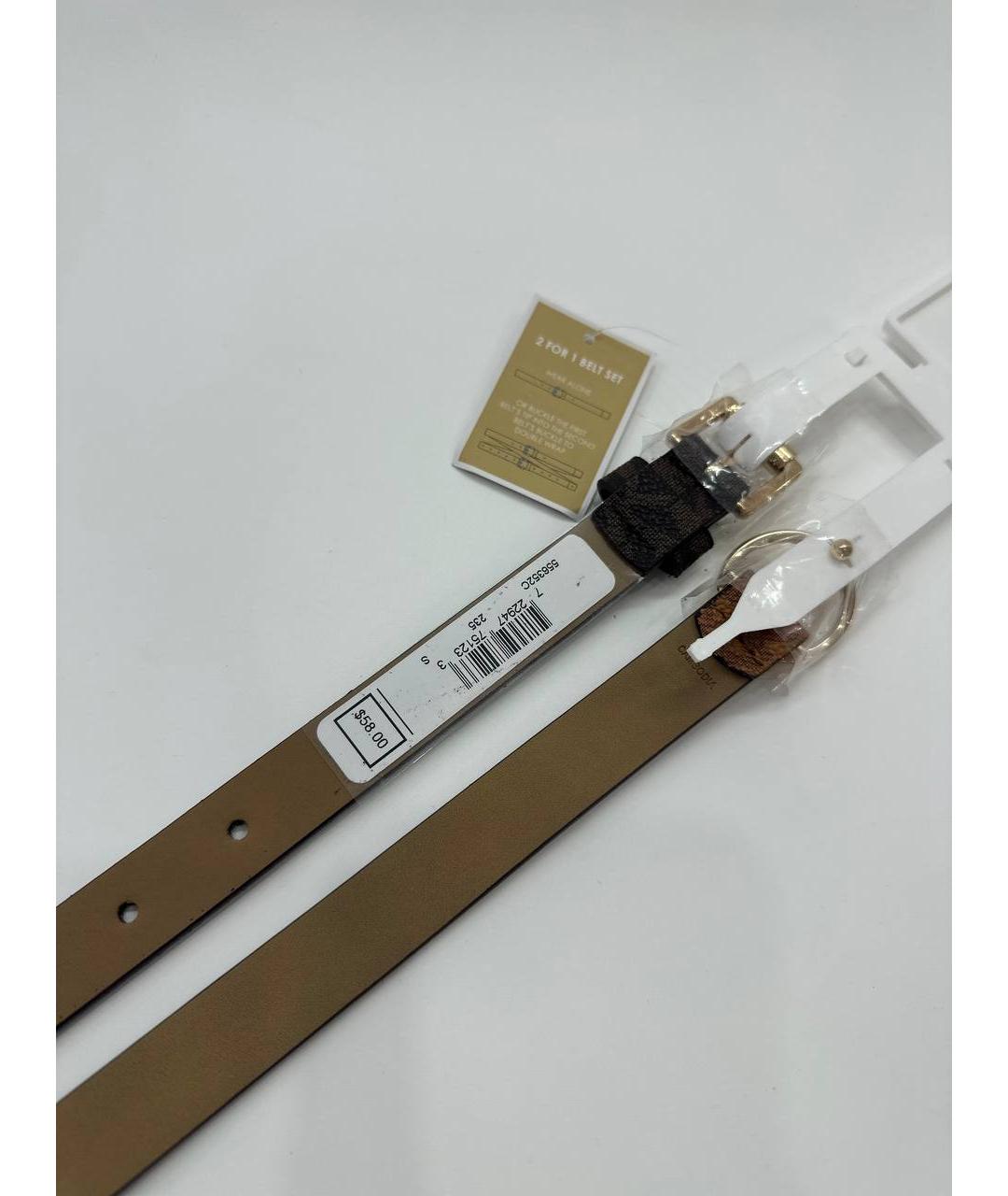 MICHAEL KORS Коричневый ремень, фото 2