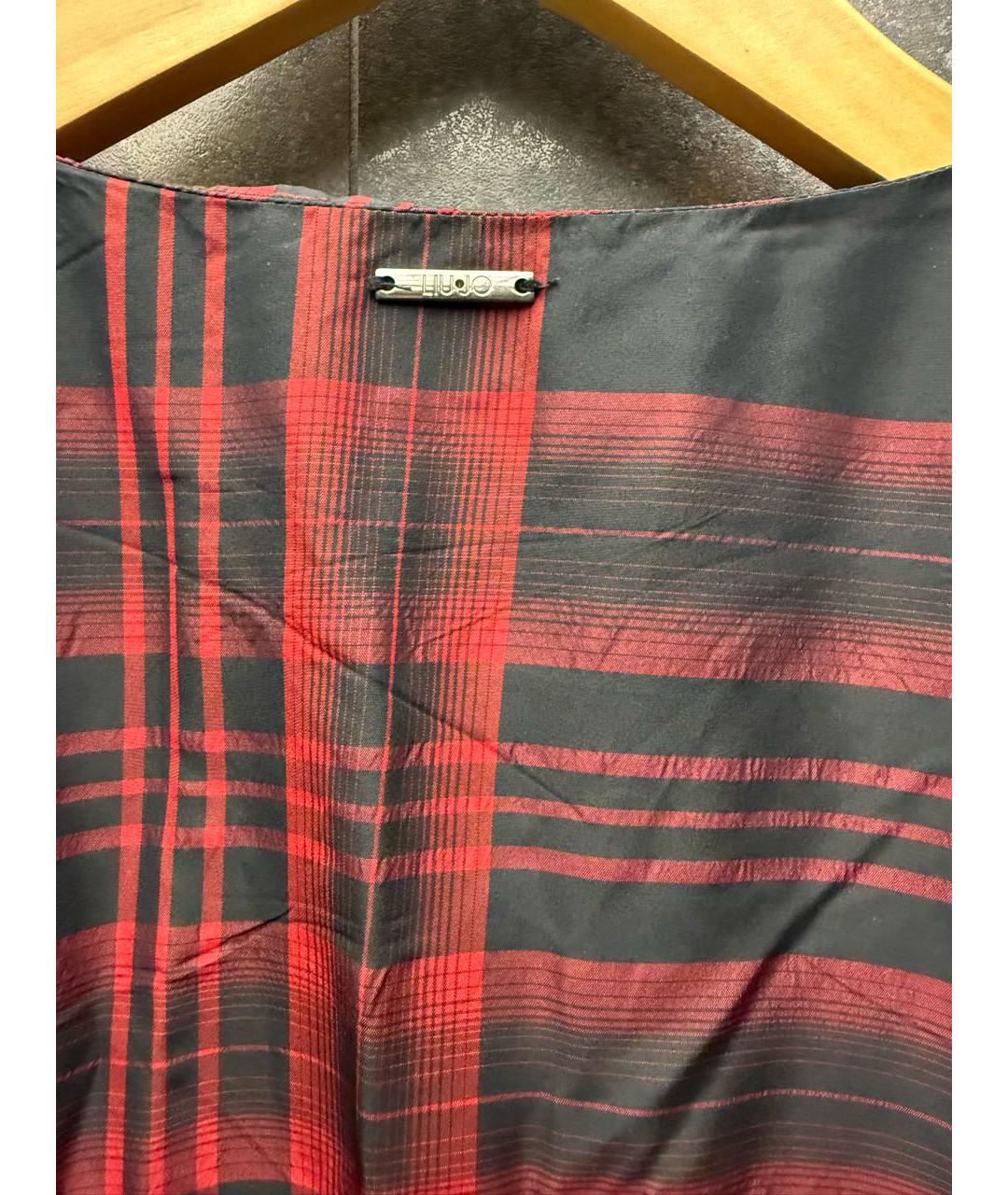 LIU JO Бордовое полиэстеровое коктейльное платье, фото 7