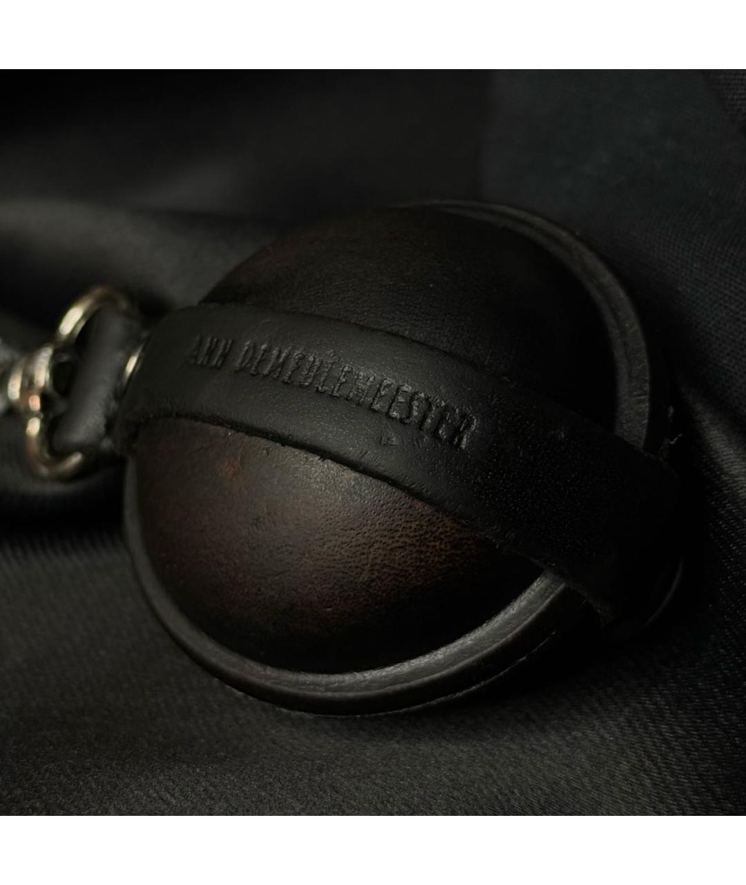 ANN DEMEULEMEESTER Черный брелок, фото 5